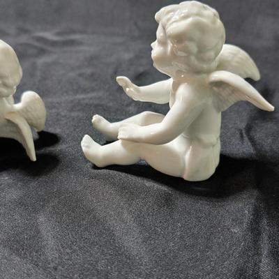 Vintage Fitz & Floyd (FF) tumbling cherubs