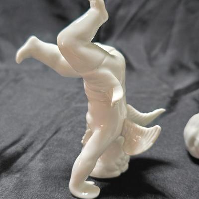 Vintage Fitz & Floyd (FF) tumbling cherubs