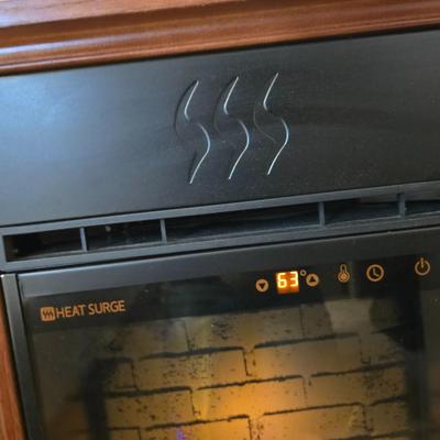 Heat-Surge movable heater electric fireplace with remote control