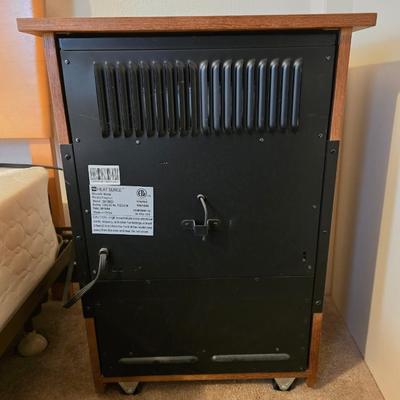 Heat-Surge movable heater electric fireplace with remote control