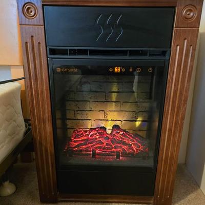Heat-Surge movable heater electric fireplace with remote control