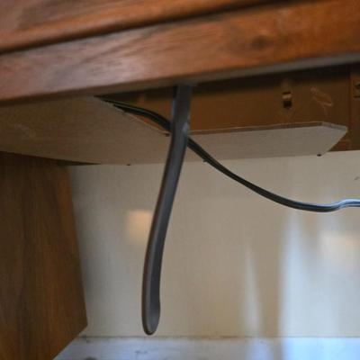 Singer 401A sewing machine, a vintage model known for its durability and functionality with sewing cabinet and some accessories