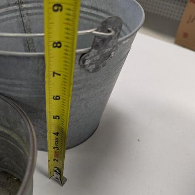 Nesting Galvanized Buckets