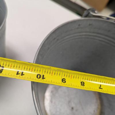 Nesting Galvanized Buckets