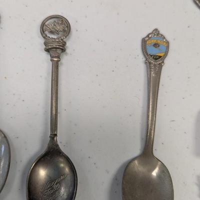 Collection Of Souvenir Spoons