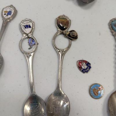 Collection Of Souvenir Spoons