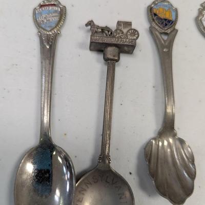 Collection Of Souvenir Spoons