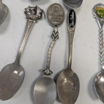 Collection Of Souvenir Spoons
