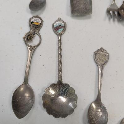 Collection Of Souvenir Spoons