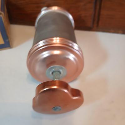 Vintage Nordic Ware Double Rosette and Timbale Iron set and a Vintage Mirro cookie press and decorator set