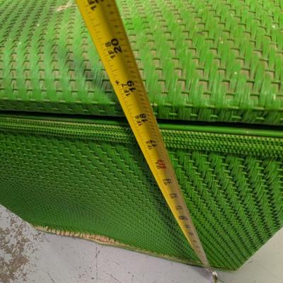 Vintage Hamper & Serving Tray With Stand