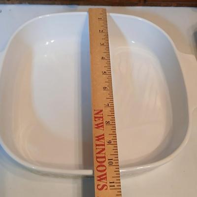 Corning Ware Spice Of Life Le Romarin Lasagna Dish & Lidded Casserole Dish