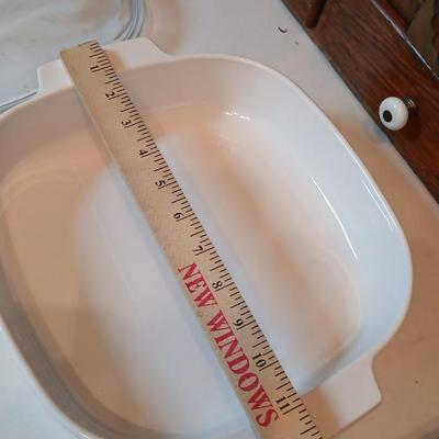 Corning Ware Spice Of Life Le Romarin Lasagna Dish & Lidded Casserole Dish