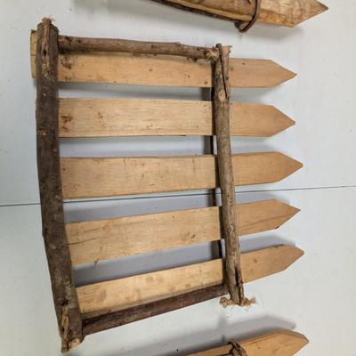 15" x 15" Handmade Fence Sections