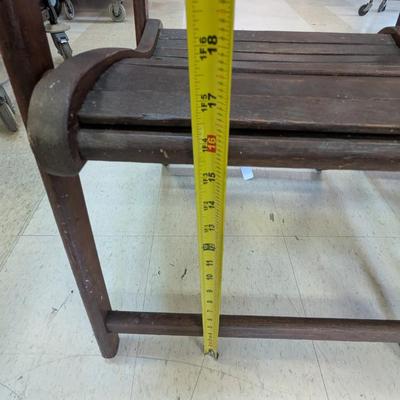 Vintage Wood Folding Chairs