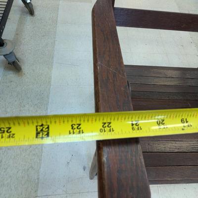 Vintage Wood Folding Chairs