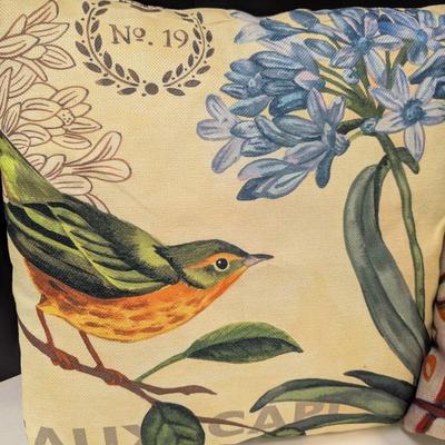 Decorative Bird Throw Pillows