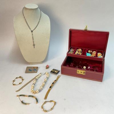 255 Assorted Bracelets, Necklaces, religious & more