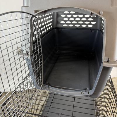 263 Pair of Two Dog Kennels