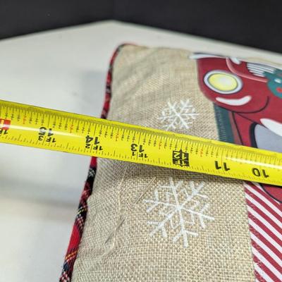 Merry Christmas Truck w/ Packages Throw Pillow