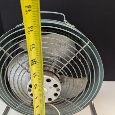 Vintage Kart Baby Blue Fan (Untested)
