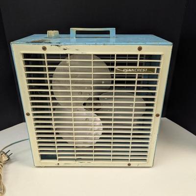 Vintage Penncrest Box Fan (Untested)