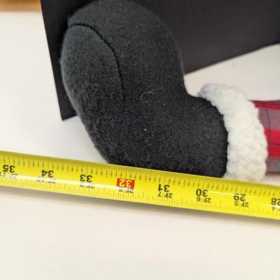 Ganz Gnome Plaid Draft Stopper & Skiing Gnome