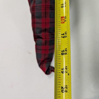 Ganz Gnome Plaid Draft Stopper & Glitter Gnome