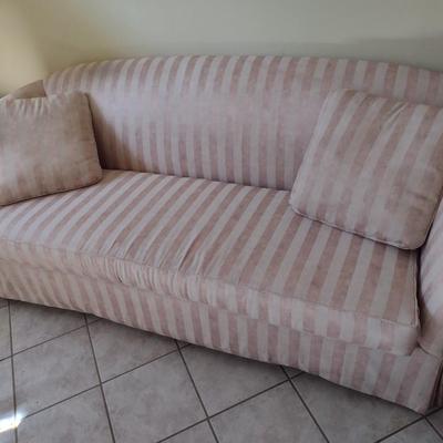 Contemporary Upholstered Single Cushion Couch