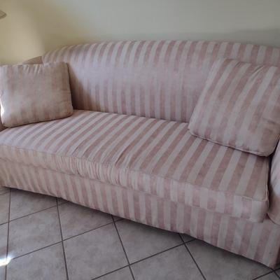 Contemporary Upholstered Single Cushion Couch