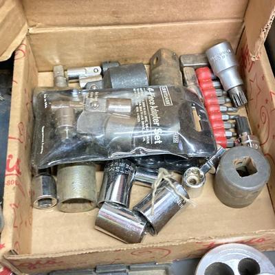 LOT 50: Collection of Socket Wrenches and Accessories - Craftsman, Buffalo, AMTA and More