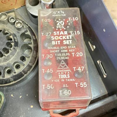 LOT 50: Collection of Socket Wrenches and Accessories - Craftsman, Buffalo, AMTA and More