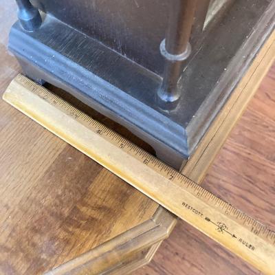 LOT 55: Vintage Centurion (Korea) 35 Day Mantle Clock with Key