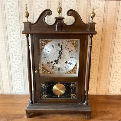 LOT 55: Vintage Centurion (Korea) 35 Day Mantle Clock with Key