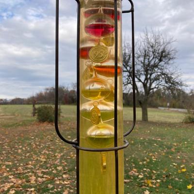 LOT 60: Vintage Hanging Galileo Thermometer