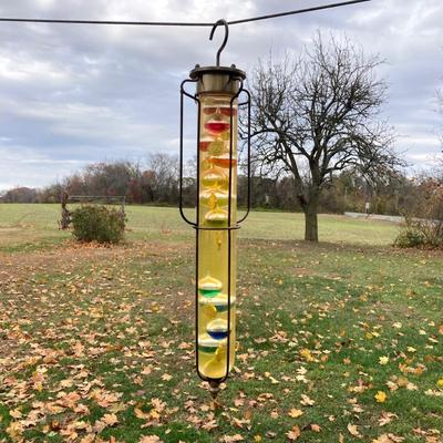 LOT 60: Vintage Hanging Galileo Thermometer