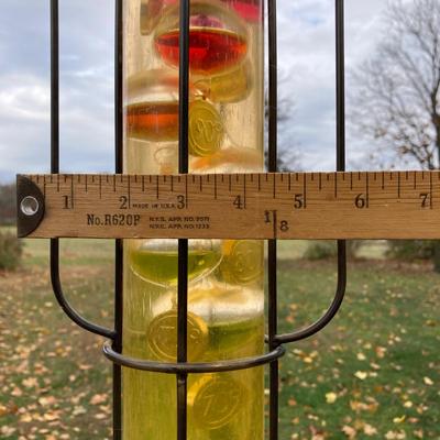 LOT 60: Vintage Hanging Galileo Thermometer
