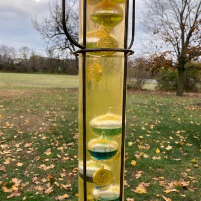 LOT 60: Vintage Hanging Galileo Thermometer