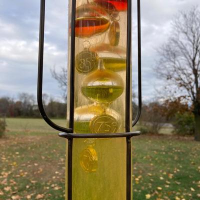 LOT 60: Vintage Hanging Galileo Thermometer