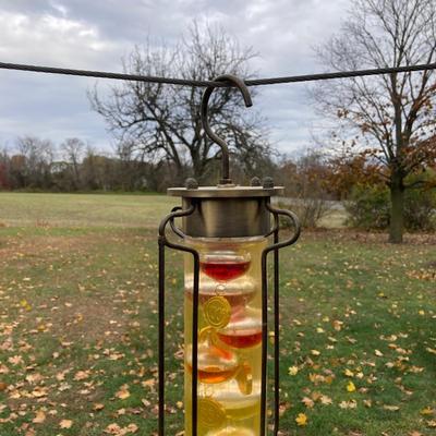 LOT 60: Vintage Hanging Galileo Thermometer