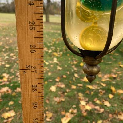 LOT 60: Vintage Hanging Galileo Thermometer