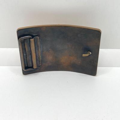 LOT 65: Collection of Vintage Belt Buckles - Keep on Truckin, Suzuki Motor Cycles and Merico Safe Driver Award