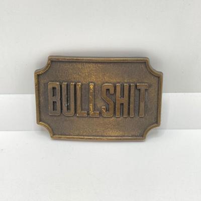 LOT 66: Belt Buckles and More - Bullshit, The Babcock & Wilcox Co., Sun Ship Leather Key Holder,
