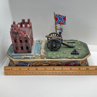 LOT 67: Vintage The Franklin Mint "Battle of Fort Sumter" Mechanical Bank