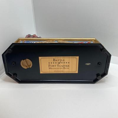 LOT 67: Vintage The Franklin Mint "Battle of Fort Sumter" Mechanical Bank