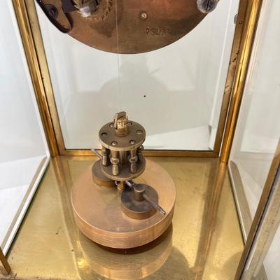 LOT 69: Vintage Urania Brass Mantle / Table Clock 76166 with Key