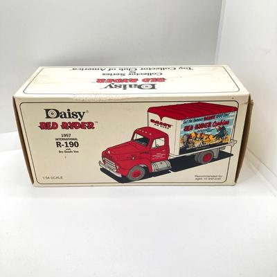 LOT 70: First Gear Daisy Red Ryder Collector Series 1957 International R-190 with Dry Goods Van by Toy Collector Club of America in...