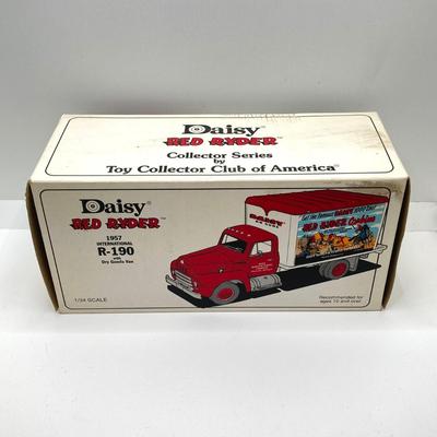 LOT 70: First Gear Daisy Red Ryder Collector Series 1957 International R-190 with Dry Goods Van by Toy Collector Club of America in...