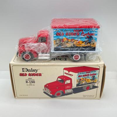 LOT 70: First Gear Daisy Red Ryder Collector Series 1957 International R-190 with Dry Goods Van by Toy Collector Club of America in...