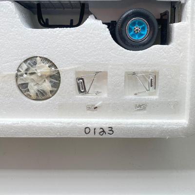 LOT 71: First Gear Daisy Red Ryder 1960 Model B-61 Mack Tractor & Trailer Toy Truck in Original Box #10-0123